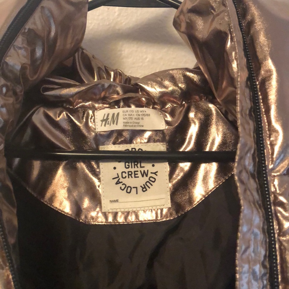 Gold Bomber Jacket - image 1